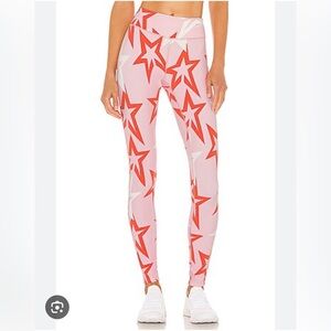 Perfect Moment Starburst Pink and Red Leggings